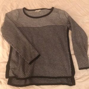 Ladies Black & White Sweater